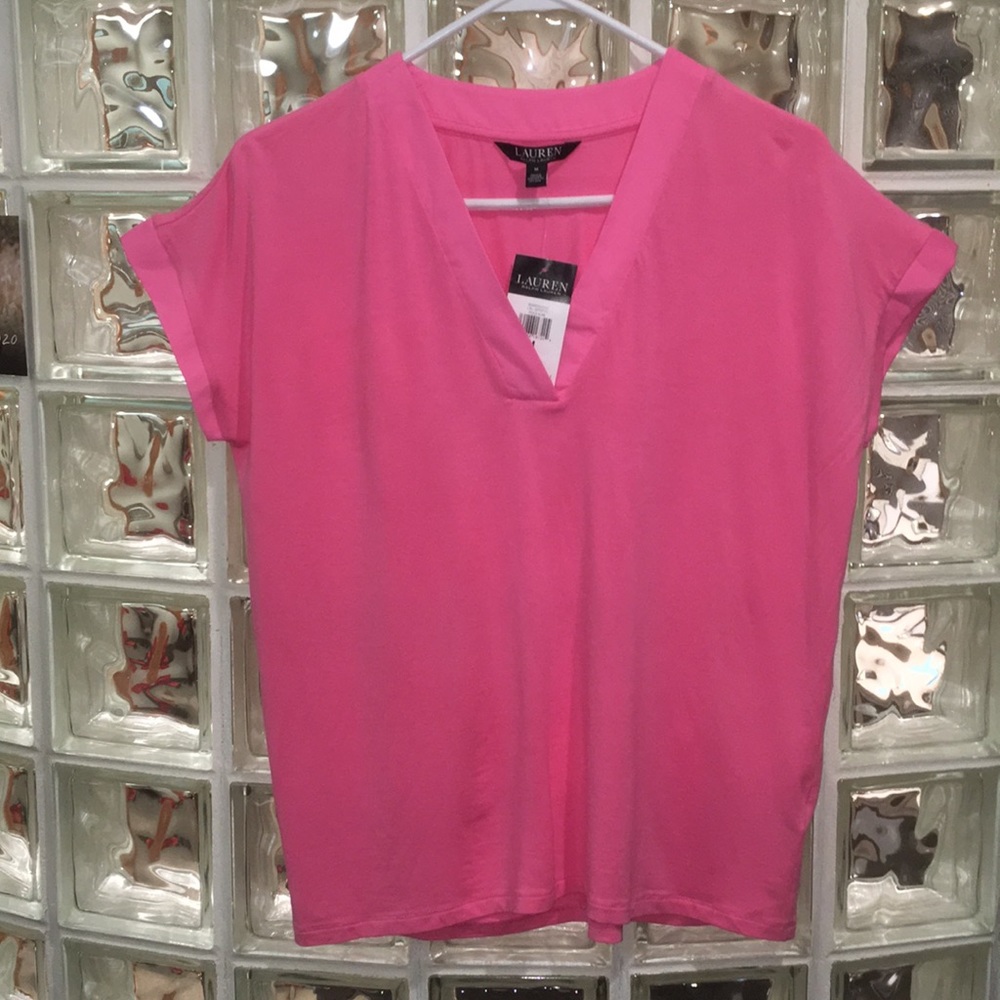 NWT NEW NEVER WORN Ralph Lauren V Neck Tee